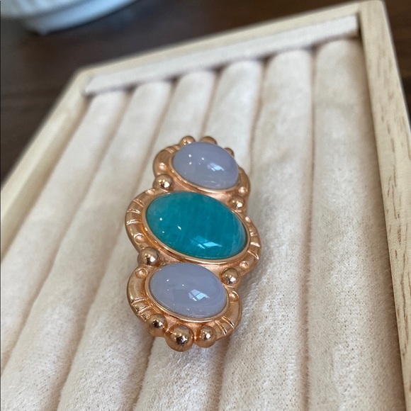 New Hespera Adjustable authentic moonstone rose gold ring - Picture 4 of 4